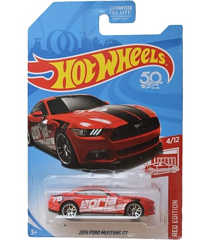 Amazon.com: Hot Wheels 2018 50th Anniversary 2018 Ford Mustang GT